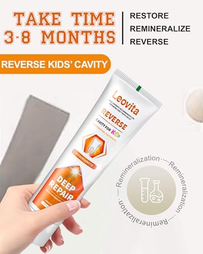 Cavity Reversing Kids Toothpaste - Hydroxyapatite Toddler Cavity Filler, Fluoride Free