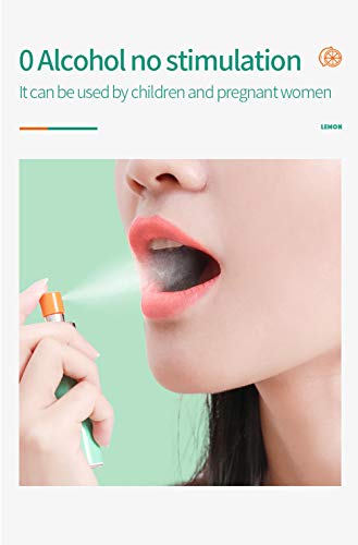 Breath Spray for Bad Breath Fresheners Mouth Spray Mint Oral Care Health Spray for Dry Mouth With Surprise Gifts, 0.5 fl.oz/Bottle (Pack of 2)