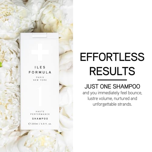 ILES FORMULA Shampoo - Sulfate, Paraben & Silicone Free - Deep Cleanse, Volumize, Detangle + Stops Breakage, Color & Extension Safe, with Macroloba Oil, Silk & Root Juices, 6.8 Fl Oz (200 ML)