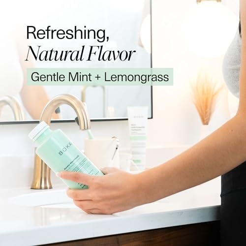 Boka Renew Mouth Wash for Adults - Mouthwash Alcohol Free, Mouth Rinse Fluoride Free Mouthwash, Freshens Breath, Oral Rinse Mouthwash No Alcohol, Mouth Wash for Gums, Mouthwash Gum Health