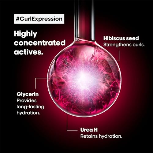 L'Oréal Professionnel Paris Curl Expression Leave-In Cream - For Curly and Coily Hair, Provides 2X More Hydration, Paraben-Free