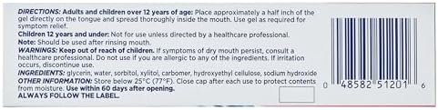 3 Pack Biotene Oral Balance Dry Mouth Moisturizing Gel 1.5 oz soothe oral tissues long