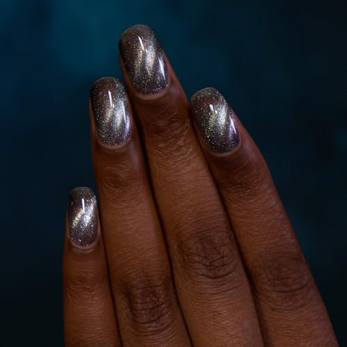 ILNP Moonlit - Charcoal Magnetic Holographic Nail Polish - Vegan, Cruelty Free, Non Toxic