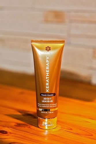 KERATHERAPY Keratin Infused KeratinFIXX 20-in-1 Leave-in, 4.2 fl. oz., 125 ml - Smoothing Leave in Conditioner Transforms Your Hair with 20 Benefits in 1 Easy Step - With Caviar Extract, & Argan Oil