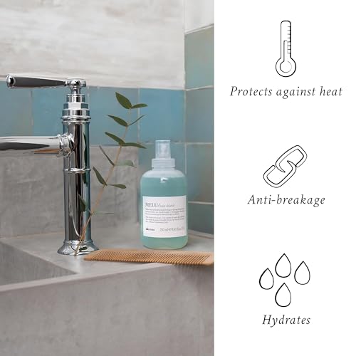 Davines MELU Hair Shield, Heat Protection, Soft And Shiny Results For All Hair Types, 8.42 Fl Oz