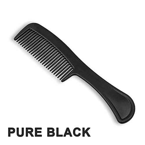 Bulk Hair Combs Pack of 100 - Individually Wrapped for Women, Kids, Hotel, Airbnb, Shelter, Nursing Home, Charity, and Church (Black)