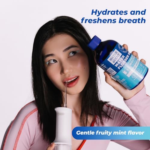 Concentrated Irrigant and mouthwash Dry Mouth | Add to Water Flossers | Fruit Flavor | When dilluted 16.9 fl.oz = 186 fl.oz | Alcohol Free, Fluoride Free. Made in USA (Non-Medical) WATER DENT