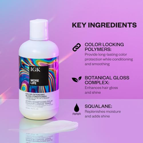 IGK MORE LIFE Color Extending Gloss Conditioner