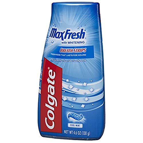 Colgate 2 in 1 Toothpaste Gel and Mouthwash ,4.6 Oz (Pack of 12)