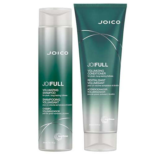 Joico JoiFULL Volumizing Shampoo & Conditioner Set| For Fine, Thin Hair | Add Instant Body | Long-Lasting Fullness | For Thicker Bouncier Hair | Boost Shine| Infused With Lotus Flower & Bamboo Extract