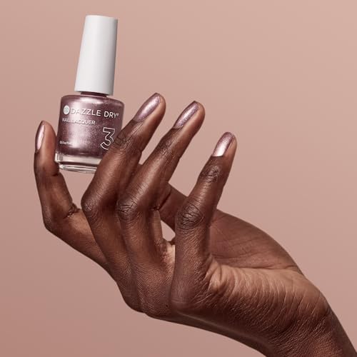 Dazzle Dry Nail Lacquer (Step 3) - Out N' About - A rose gold metallic. Full-coverage metallic. (0.5 fl oz)