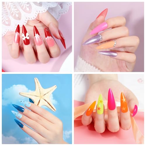 COSCELIA 66pcs Gel Nail Polish Kit with U V light and Drill Starter Kit 35 Colors Summer Gel Polish Set 5pcs Top Base Coat Nail Art Supplies French Gel Manicure Kit Gifts for Women DIY at Home