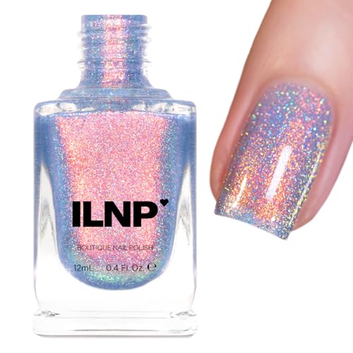 ILNP Bluebell - Enchanting Sky Blue Shimmer Nail Polish