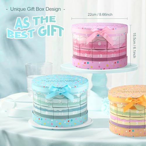 Color Nymph Makeup Advent Calendar, 24 Days Advent Calendar Valentines Day Birthday Makeup Gift Sets for Beauty Cosmetics Kit For Teens Girlfriend Daughters Surprise Holiday Gift Mint Green