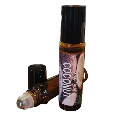 Coconut Perfume Oil, Fragrance Roll On, 10ml (.33 fl oz) Strong Unique Scent by Super Scents