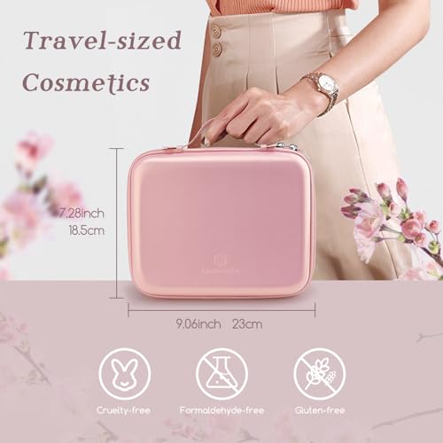Color Nymph Makeup for Teens with Reusable Pink Handbag, All In One Girls Makeup Sets Makeup Kits for Girls Women with Eyeshadow Blushes Bronzer Highlighter Lipgloss