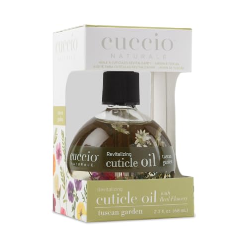 Cuccio Naturale Italian Garden Collection Revitalizing Cuticle Oil – Tuscan Garden with Hawthorn & Wild Daisy – Hydrating and Nourishing Cuticle Oil for Stronger, Healthier Nails – 2.1 oz