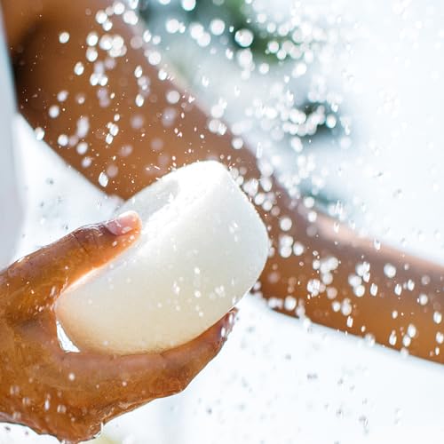 kai Body Buffer, 2 Count, Innovative Bath sponges That Gently exfoliates Skin While Cleansing The Body with a Fresh + Clean Gardenia Scent, Vegan, Cruelty Free, Made in The USA