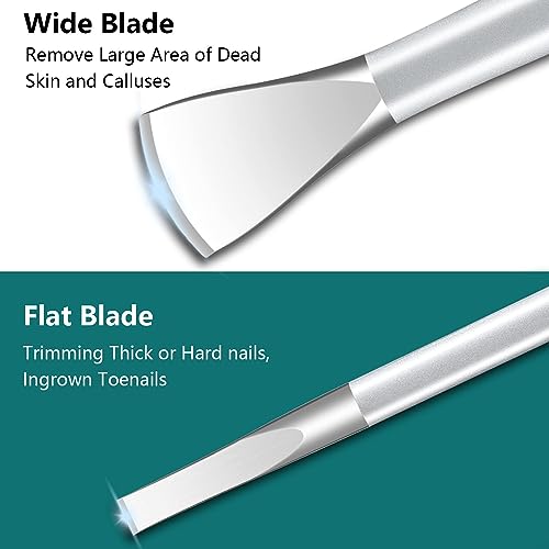 Ingrown Toenail Removal Kit, Pedicure Tools Kit Professional Knife Set Stainless Steel Ingrown Toenail Tool Foot Care Tools Nail Cuticle Remover (7 Pcs Set)