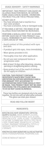 Kristin Ess Hair Crystal Quartz Clear Hair Gloss for All Hair Types + Colors - Anti Brass Treatment for Women - Shine Boosting + Deep Conditioning Treatment - Vegan - Phthalates + Paraben Free