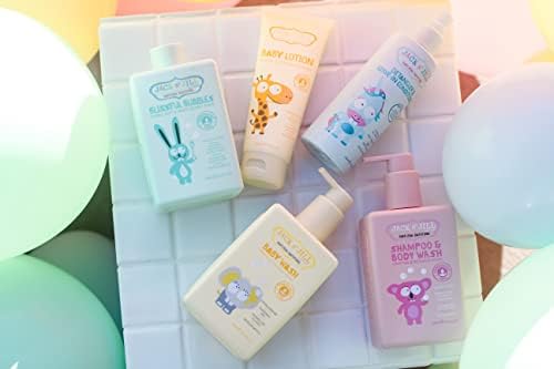 Jack N' Jill Natural Bathtime Blissful Bubbles with Bubble Wand - Bubble Bath for Kids, Dermatologically Tested, Cruelty Free, Kids Bubble Bath Sensitive Skin, Vegan - 300 mL (Pack of 1)