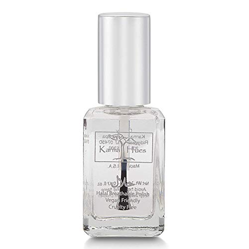 Karma Halal Certified Nail Polish- Truly Breathable Cruelty Free and Vegan - Oxygen Permeable Wudu Friendly Nail Enamel (Breathable Top Coat - ANASTASIA)