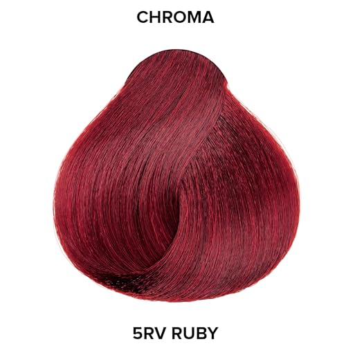 L'Oréal Technique Chroma True Reds Permanent Hair Color - Red Dye For Long-Lasting Color, For Light, Dark and Gray Hair