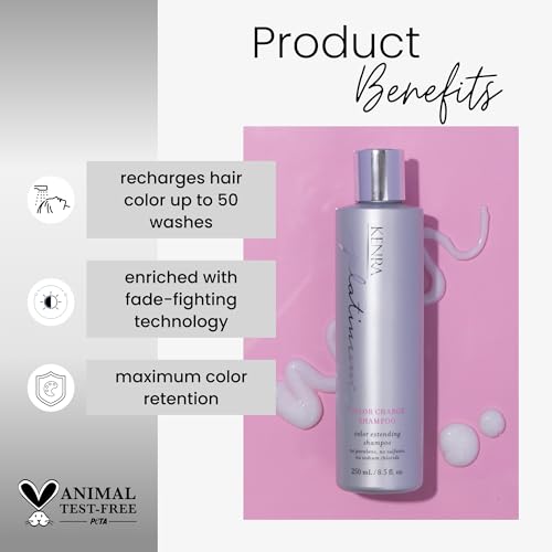 Kenra Platinum Color Charge Shampoo/Conditioner | Color Extending | Recharges Hair Color Up To 50 Washes | Lightweight Moisturizer |Maximum Color Retention |All Hair Types & Colors