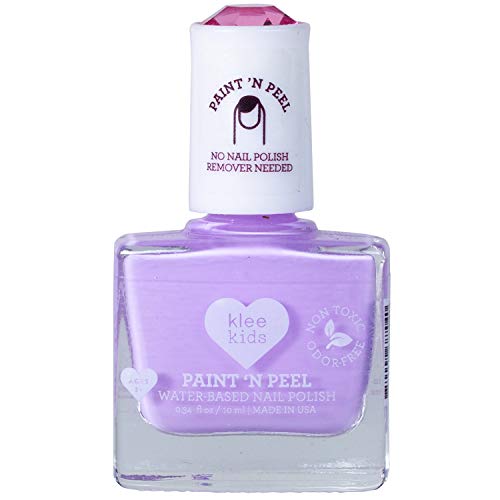 Klee Kids Water-Based Peelable Nail Polish Gift Set. Odor-Free. Non-Toxic. Made in USA. (Starry Sky Kiss)