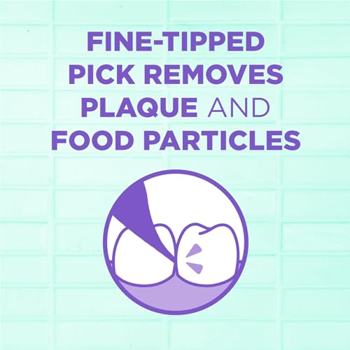 GUM Comfort Slide Floss Picks - Perfect for Tight Teeth - Extra Strong Shred-Resistant Dental Floss, Easy Grip Handle - Dental Flossers for Adults - Fresh Mint Flavor, 90 ct (6pk)