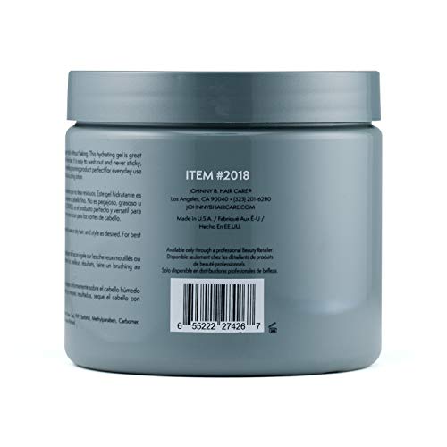 Johnny B Control Professional Unisex Hair Styling Gel