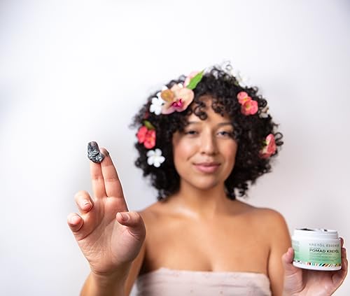 Kreyol Essence - Scalp Care POMAD, Detox + Treat, Rosemary Peppermint 4 Oz, Natural, Paraben Free, Healthy Scalp, Hair Care