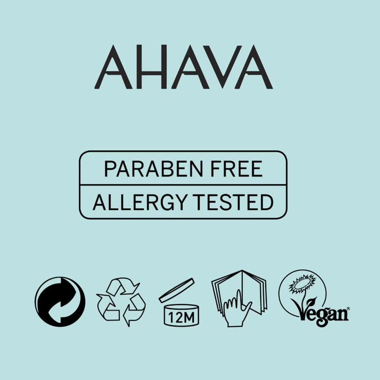 AHAVA Men's Mineral Hand Cream - Nourishing & Fast-Absorbing, Smoothes & Relieves Hands, Prevents Dryness, enriched with G-Force: Ginger Root, Ginseng, Ginkgo Biloba Leaf & Green Tea, 3.4 Fl.Oz