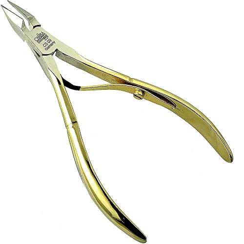 CS09 4" Professional Nail Cuticle Trimmer from Solingen, Germany. Best Stainless Steel, Anti-corrosive. Perfect Tool for Manicure and Pedicure. Premium Cuticle Cutter (9mm Blade)