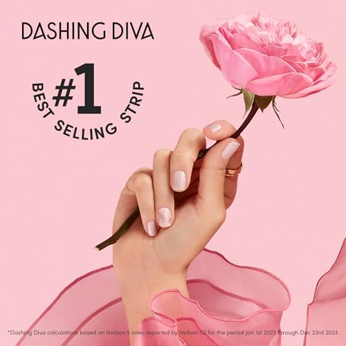 Dashing Diva Glaze Mani Pedi Kit - The Vitamin C Glaze - Comes with LED Nail Lamp - Long Lasting, Semicured Gel Nail Strips for Toes & Hands