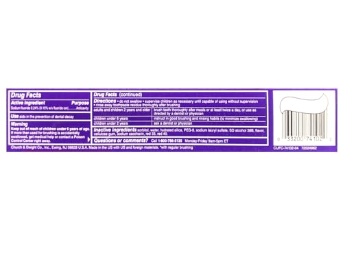 Close-Up Cinnamon Anticavity Flouride Toothpaste 6 Ounce (Pack of 3)