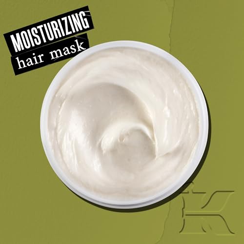 Kiehl's Olive Fruit Oil Deeply Reparative Hair Mask, Moisturizing Hair Treatment for Dry & Damaged Hair, Restores Shine, with Avocado Oil & Lemon Oil - 8.4 fl oz