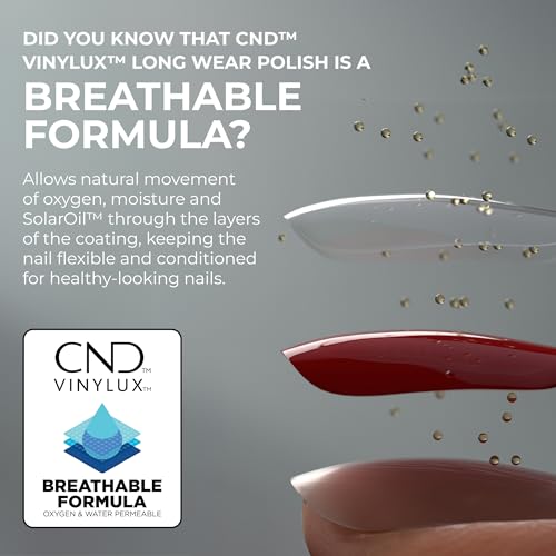 CND Vinylux Longwear Pink Nail Polish, Gel-like Shine & Chip Resistant Color, 0.5 Fl Oz