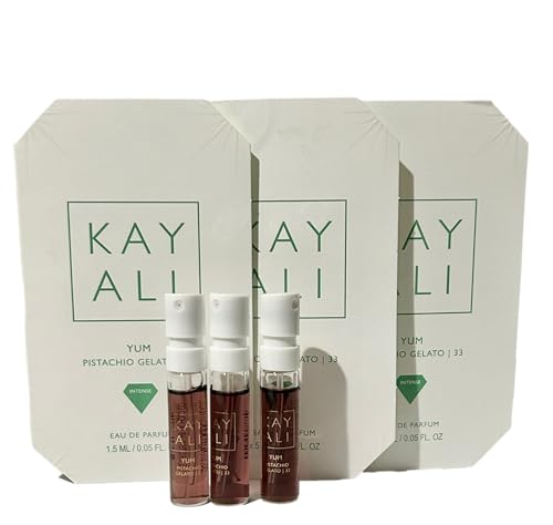 KAYALI YUM PISTACHIO GELATO 33 Sample EDP 1.5 ml / 0.05 Fl Oz Perfume Sample (Pack of 3) - 0660