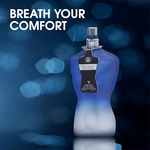 Choco Musk&Sean Boutique NauticalMen’s Cologne Set Rich Chocolate & Musk Eau De Toilette Luxury Cologne Combo Long Lasting Natural Men's Fragrance for Daily & Special Occasions