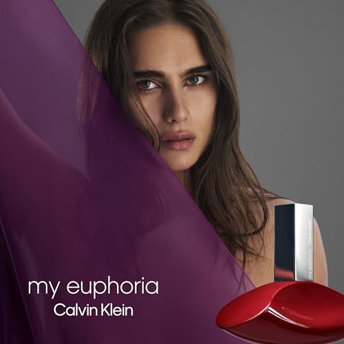 Calvin Klein My Euphoria Eau de Parfum – Women's Ambery Floral Perfume – With Notes of Blackcurrant, Orchid Flambé, Black Sesame, Vanilla & Woods – Long Lasting Fragrance