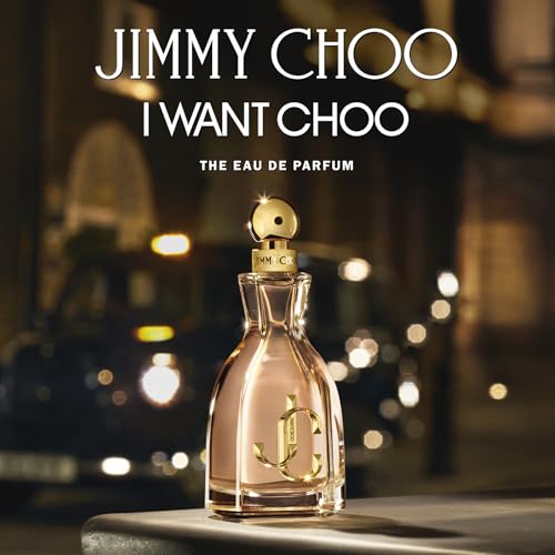 Jimmy Choo I Want Choo 3 Piece Eau de Parfum Gift Set (Eau de Parfum Spray, Jimmy Choo Seduction Coral Sunset Lipstick, Pouch)