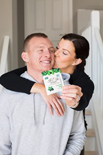 Chewable Liquid Filled Mint Capsule Breath Fresheners, 120 ct. Fights Bad Breath, Vegetarian Formula (comes in 12 individual packets)