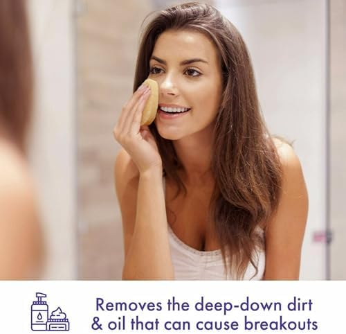 Buf-Puf Multi-Pack Exfoliating Sponges – Facial and Body Cleansing, Dermatologist Developed – 3 Pack