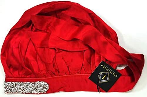 Large Size Soft Silk Bling Bonnet Sleep Cap, Extra Large for Braids, Satin Smooth Rhinestone Night Hat