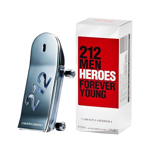 Carolina Herrera 212 Heroes Forever Young Men EDT Spray 1.7 oz