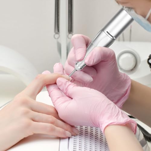 Joyzan Electric Nail Drill Pen, 35000RPM Handle Handpiece Polishing Machine Part Replacement Aluminum Alloy File Acrylic Powder Remover Gel Polisher Grinder Portable Manicure Pedicure Art Tool