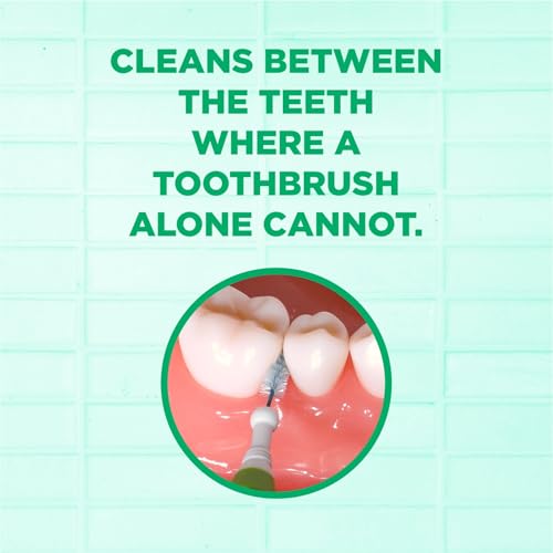 GUM Proxabrush Go-Betweens - Tight - Interdental Brushes - Soft Bristled Dental Picks for Plaque Removal Health - Safe for Braces & Dental Devices, 10 Count (Pack of 4)