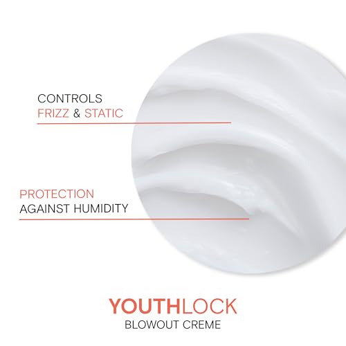 Joico YouthLock Blowout Crème Formulated With Collagen | Youthful Body & Bounce | Strengthen & Protect | Reduce Breakage & Frizz | Soften & Detangle Hair | Boost Shine | Sulfate Free | With Arginine