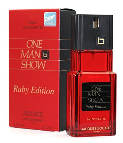 Jacques Bogart One Man Show for Men, Eau de Toilette Spray, Ruby Edition, 3.33 Ounce